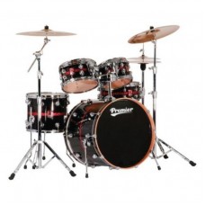 Premier 43299-37 Conjunto de bateria Genista Birch Studio 22 + Conjunto de suporte Premier 5864, PACOTE DE HARDWARE APK/XPK (Série 3000)