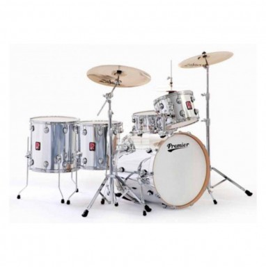 Conjunto de bateria Premier 43299-45 Genista Birch Heavy Rock 22 + kit de suporte Premier 5864, pacote de hardware APK/XPK (série 3000)